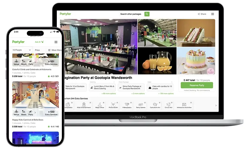 Partyfer – all-in-one party packages